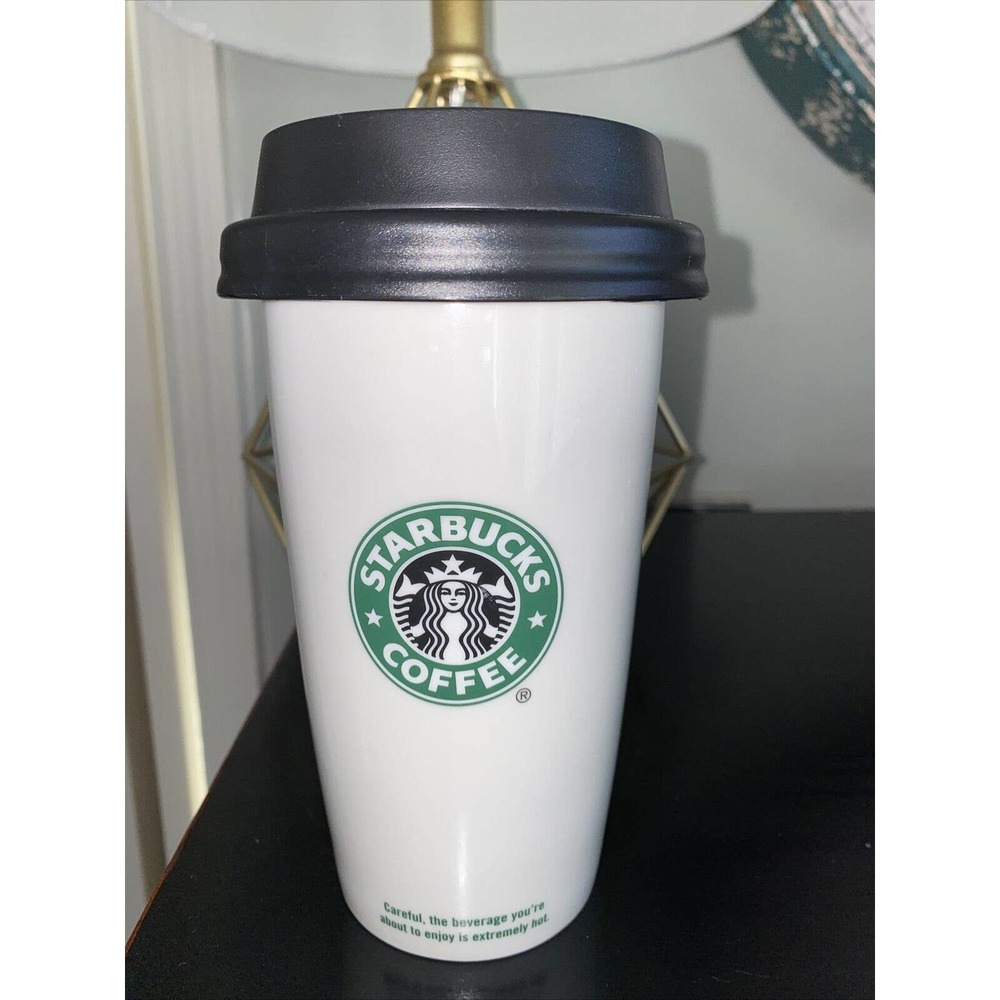 Starbucks 2009 Glass Tumbler With Lid